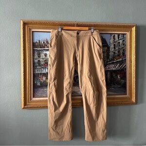 Arcteryx  Tan Casual Travel Pants - Lightweight Comfort 34”
